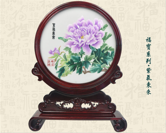 双面绣摆件