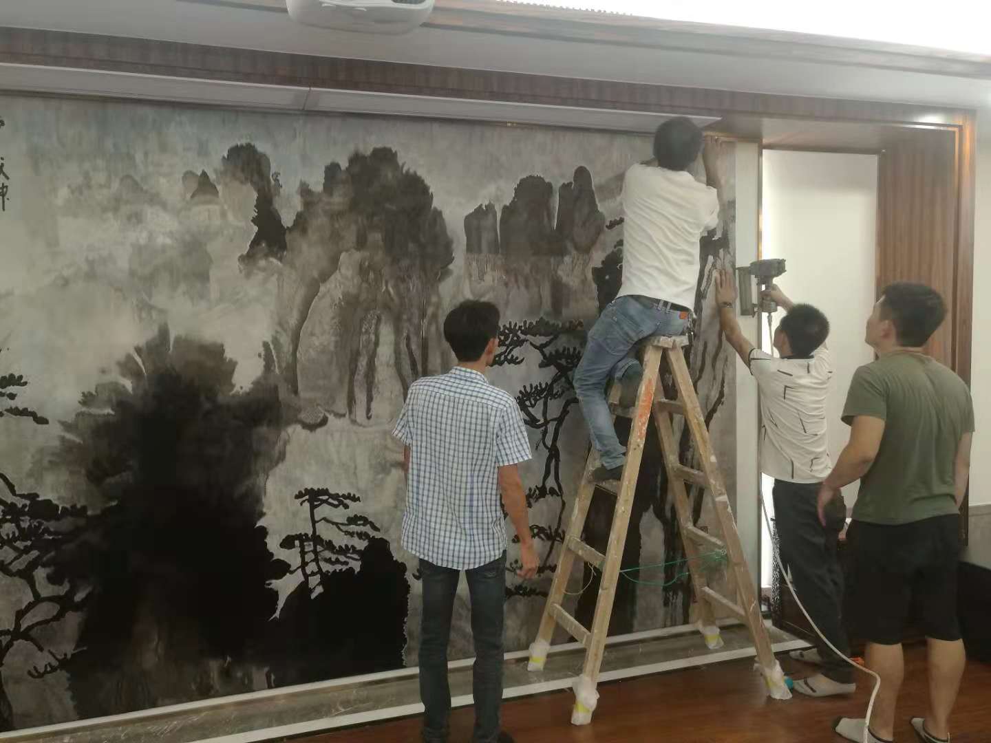 苏绣壁画