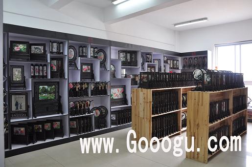 娇古苏绣展厅,娇古苏绣双面绣展示厅,刺绣展厅设计
