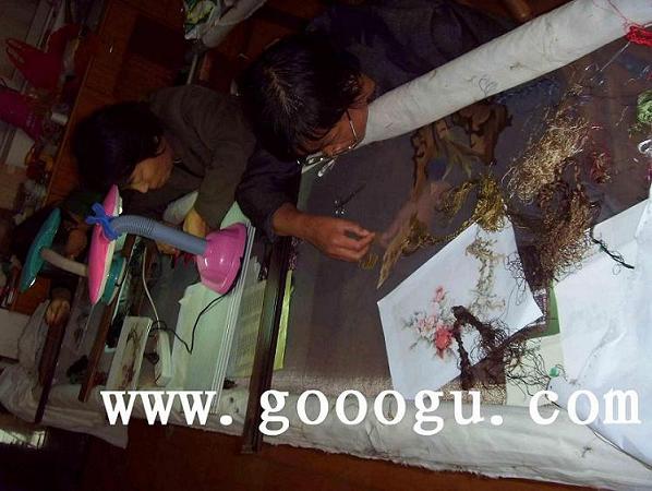 牡丹刺绣画 大型牡丹双面绣 苏绣