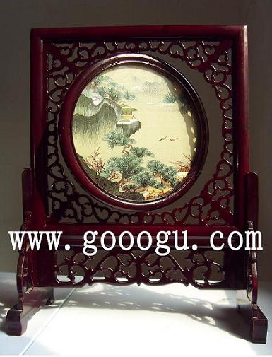 风景刺绣双面绣 苏绣