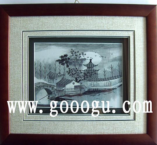 手工刺绣画 刺绣装饰画