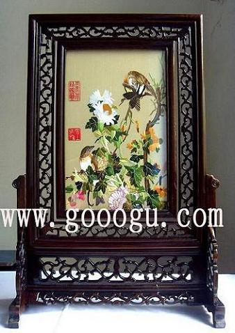 古名画苏绣 古代名家双面绣 手工艺双面绣品