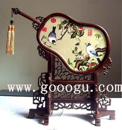 花鸟双面绣,花鸟苏州刺绣,苏州刺绣精品