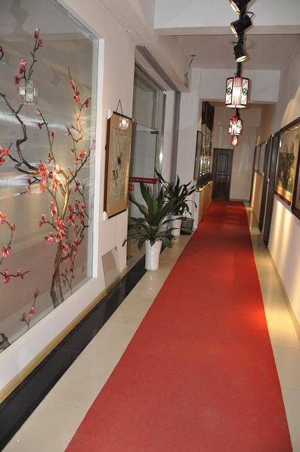 娇古苏绣艺术长廊,苏州娇古苏绣展厅局部图