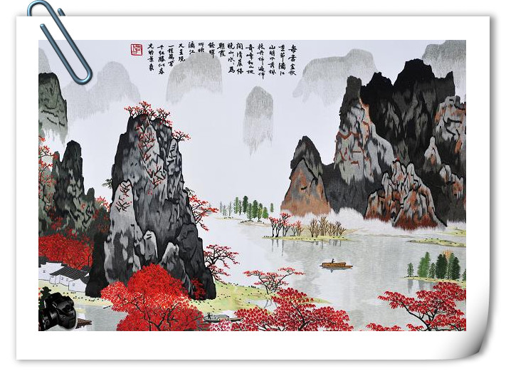 桂林山水精品画