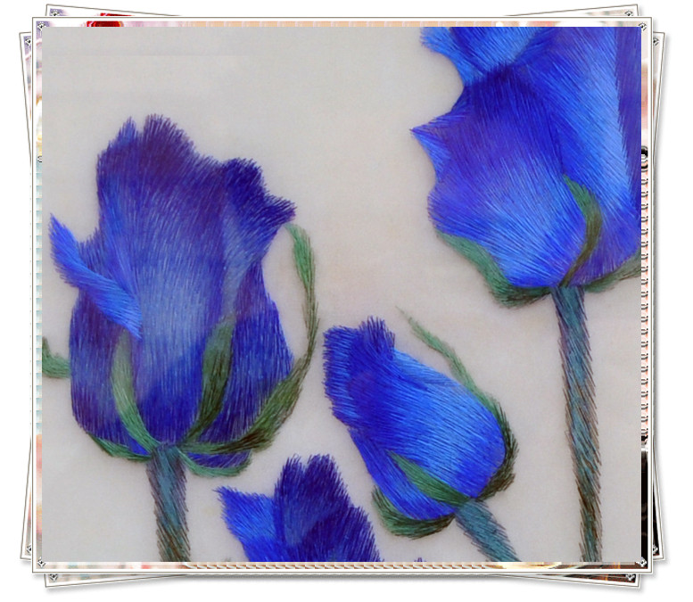 高档苏绣装饰壁画